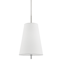 Hudson Valley 3715-PN - BOWERY 1 LIGHT PENDANT