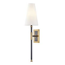 Hudson Valley 3721-AOB - BOWERY 1 LIGHT WALL SCONCE