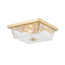 Hudson Valley 4710-AGB - HINES 3 LIGHT FLUSH MOUNT