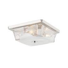 Hudson Valley 4710-PN - HINES 3 LIGHT FLUSH MOUNT