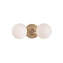 Hudson Valley 4742-AGB - FLEMING 2 LIGHT BATH BRACKET