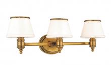 Hudson Valley 4943-PN - RICHMOND 3 LIGHT BATH BRACKET