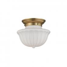 Hudson Valley 5009F-AGB - DUTCHESS 1 LIGHT SMALL FLUSH MOUNT