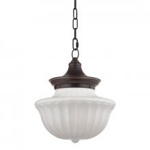 Hudson Valley 5012-OB - DUTCHESS 1 LIGHT MEDIUM PENDANT