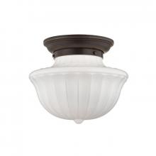 Hudson Valley 5012F-OB - DUTCHESS 1 LIGHT MEDIUM FLUSH MOUNT