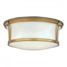 Hudson Valley 6515-AGB - NEWPORT 3 LIGHT FLUSH MOUNT