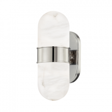 Hudson Valley 6902-PN - BECKLER 2 LIGHT WALL SCONCE