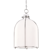 Hudson Valley 7314-PN - ELDRIDGE 1 LIGHT B PENDANT