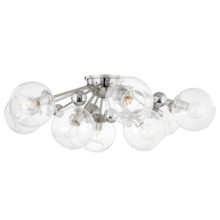 Hudson Valley 8042-PN - ABBOTT 9 LIGHT SEMI FLUSH