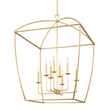 Hudson Valley 8334-GL - BRYANT 8 LIGHT EXTRA LARGE PENDANT