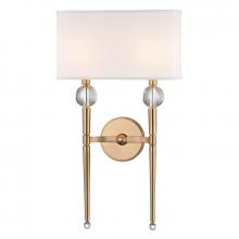 Hudson Valley 8422-AGB - ROCKLAND 2 LIGHT WALL SCONCE