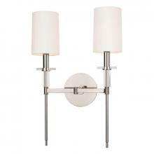 Hudson Valley 8512-PN - AMHERST 2 LIGHT WALL SCONCE