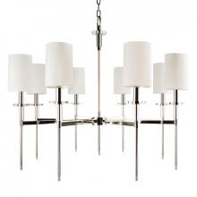 Hudson Valley 8518-PN - AMHERST 8 LIGHT CHANDELIER