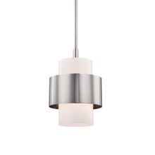 Hudson Valley 8611-PN - CORINTH 1 LIGHT SMALL PENDANT