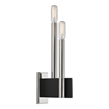 Hudson Valley 8812-PN - ABRAMS 2 LIGHT WALL SCONCE