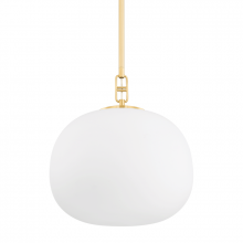 Hudson Valley 9721-AGB - INGELS 1 LIGHT PENDANT