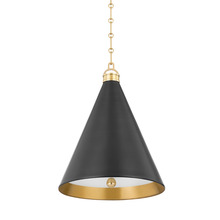 Hudson Valley MDS1304-ADB - OSTERLEY 1 LIGHT PENDANT