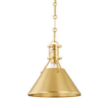 Hudson Valley MDS951-AGB - METAL NO.2 1 LIGHT PENDANT