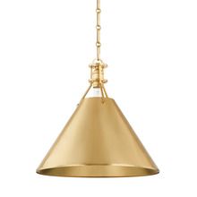 Hudson Valley MDS952-AGB - METAL NO. 2 1 LIGHT PENDANT