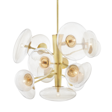 Hudson Valley KBS1471814-AGB - OPERA 14 LIGHT PENDANT