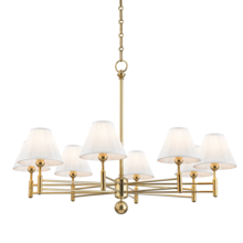 Hudson Valley MDS106-AGB - CLASSIC NO. 1 8 LIGHT CHANDELIER