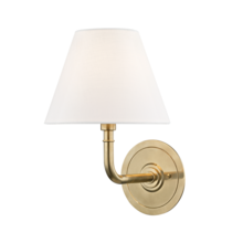 Hudson Valley MDS600-AGB - SIGNATURE NO. 1 LIGHT WALL SCONCE