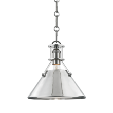 Hudson Valley MDS951-PN - METAL N0.2 1 LIGHT SMALL PENDANT