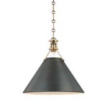 Hudson Valley MDS952-ADB - METAL NO. 2 1 LIGHT LARGE PENDANT