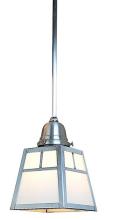 Arroyo Craftsman ASH-1TGW-P - a-line shade one light stem mount pendant with t-bar overlay