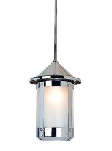 Arroyo Craftsman BSH-7F-BK - 7&#34; berkeley stem hung pendant