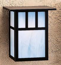 Arroyo Craftsman HS-10AM-RC - 10" huntington sconce with roof and classic arch overlay