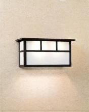 Arroyo Craftsman HS-14SEOF-BK - 14" huntington short body sconce without overlay (empty)