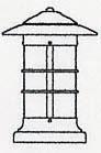 Arroyo Craftsman NC-9LTN-P - 9" newport long body column mount