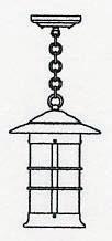 Arroyo Craftsman NH-9LTN-RC - 9" newport long body pendant