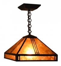 Arroyo Craftsman PH-12RM-BZ - 12&#34; prairie pendant