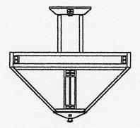 Arroyo Craftsman PIH-18RM-S - 18" prairie inverted ceiling mount