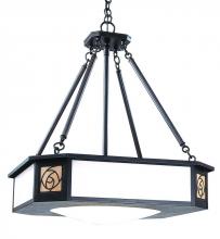 Arroyo Craftsman SCCH-21TN-S - 21" saint clair inverted chandelier