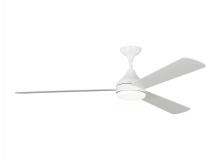 Visual Comfort & Co. Fan Collection 3STMSM60RZWD - Streaming Smart 60&#34; Dimmable Indoor/Outdoor Integrated LED White Ceiling Fan