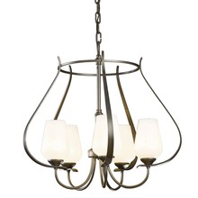 Hubbardton Forge 103045-SKT-07-GG0303 - Flora 5 Arm Chandelier