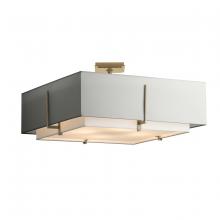 Hubbardton Forge 126513-SKT-84-SF2012-SJ2401 - Exos Square Large Double Shade Semi-Flush