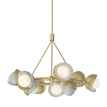 Hubbardton Forge 131068-SKT-MULT-86-82-GG0711 - Brooklyn 9-Light Double Shade Ring Pendant