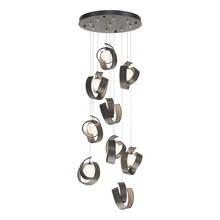 Hubbardton Forge 131099-SKT-STND-07-GG0711 - Riza 9-Light Pendant