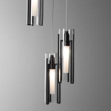 Hubbardton Forge 131124-SKT-STND-10-ZM0065 - Exos Glass 5-Light Pendant