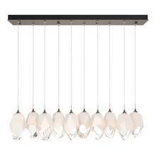 Hubbardton Forge 131144-SKT-LONG-05-WP0755 - Chrysalis 10-Light Large Crystal Pendant