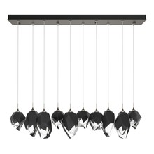 Hubbardton Forge 131145-SKT-LONG-07-BP0756 - Chrysalis 10-Light Mixed Crystal Pendant