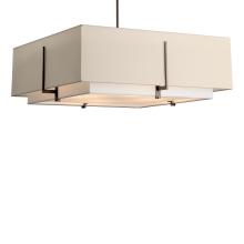 Hubbardton Forge 139635-SKT-MULT-05-SF2012-SA2401 - Exos Square Large Double Shade Pendant