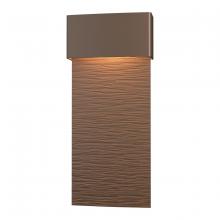 Hubbardton Forge 302632-LED-75-75 - Stratum Large Dark Sky Friendly LED Outdoor Sconce