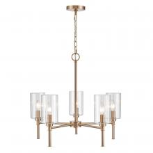 Millennium 9915-MG - Chastine 5-Light Chandelier Ceiling Light Modern Gold