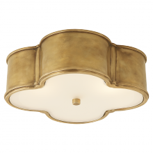 Visual Comfort & Co. Signature Collection RL AH 4015NB-FG - Basil 17" Flush Mount