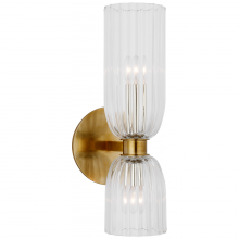 Visual Comfort & Co. Signature Collection RL ARN 2500HAB-CG - Asalea 16&#34; Double Bath Sconce